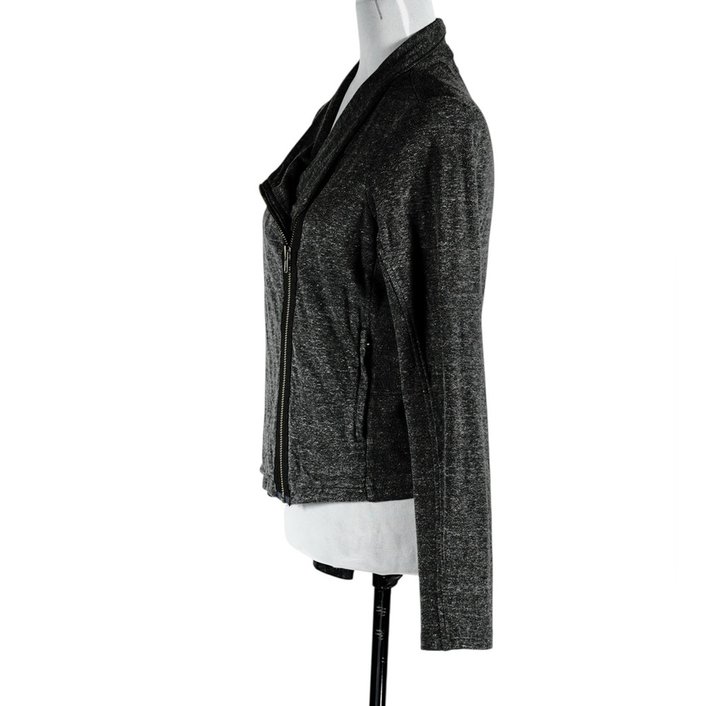 Armani Exchange Charcoal Gray Asymmetrical Zip Jacket – Women’s Size Medium - Picture 4 of 17